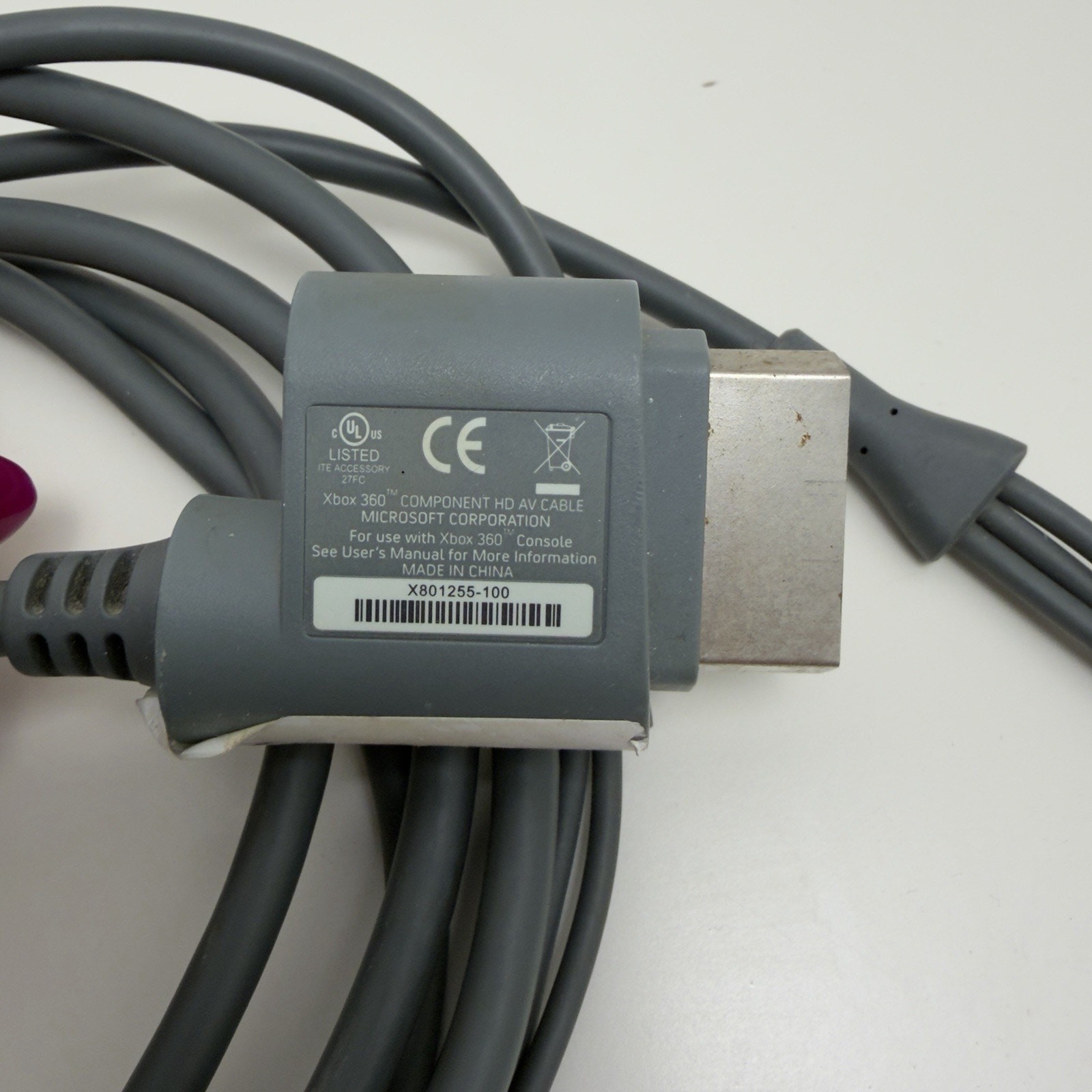Microsoft Xbox 360 Game Console Power Cord