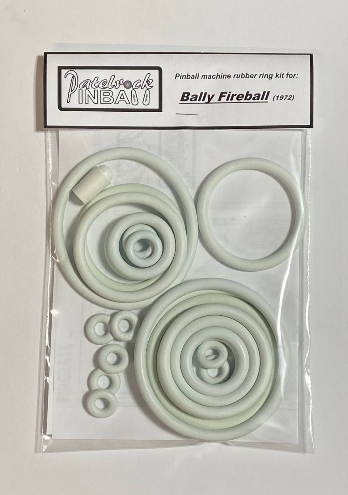1972 Bally Fireball Pinball Machine Rubber Ring Kit