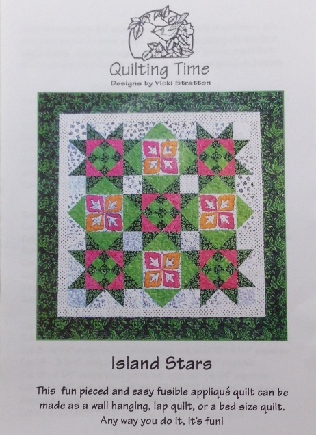 Island Starsquilt pattern By Vicki Stratton Quilting Time Quilt Pattern