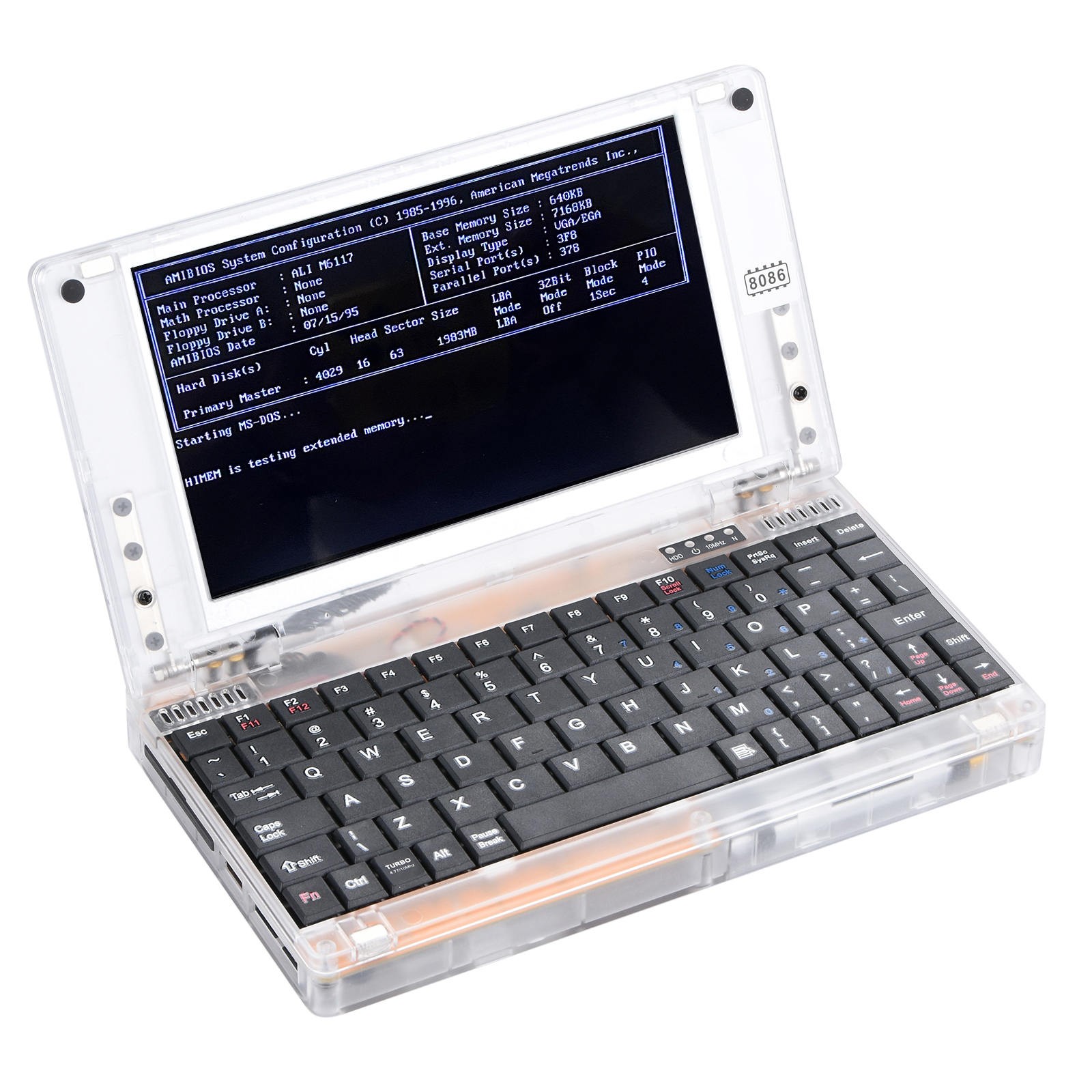 New Perfect Replica Portable 8086 CPU 4.77MHZ DOS Win Ver 3.0 Vintage Computer