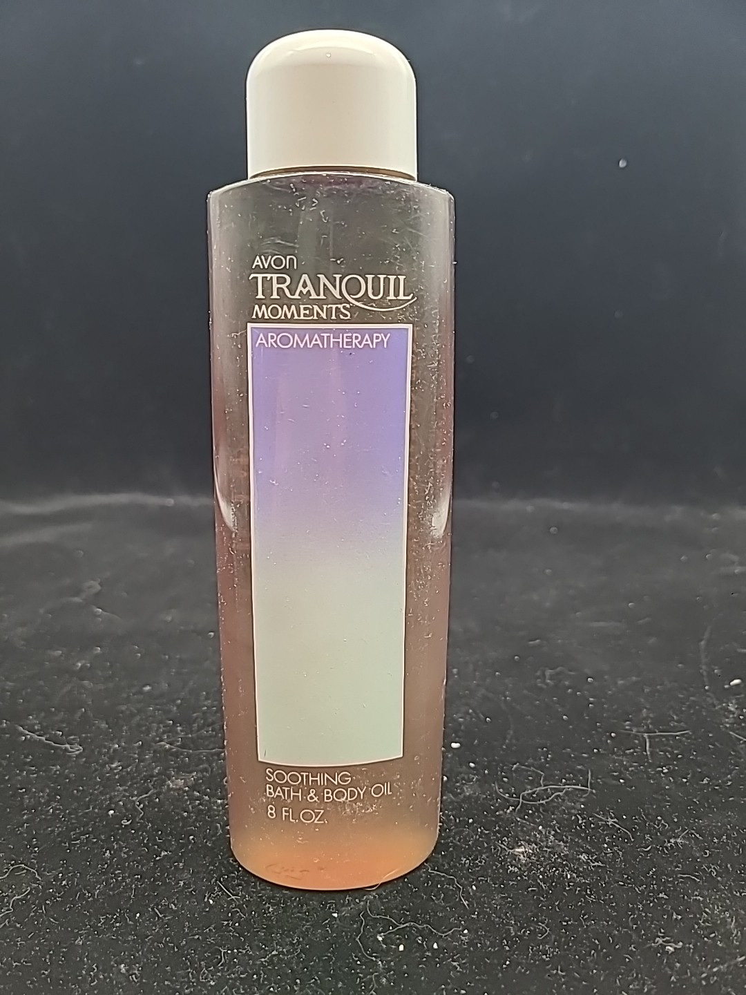 Vtg 1992 Rare Avon TRANQUIL MOMENTS Aromatherapy Soothing Bath & Body Oil 8 Oz