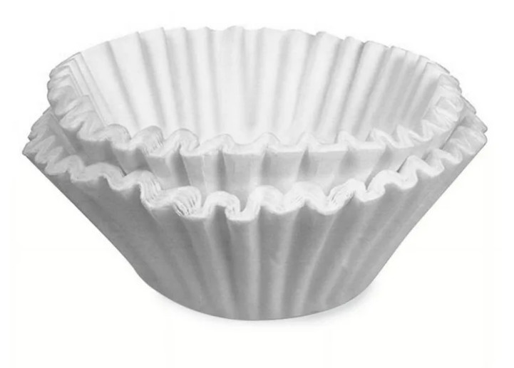 (2 pack) BUNN 8-12 Cup Home Model Coffee Filters, White, Basket style(100 Count)