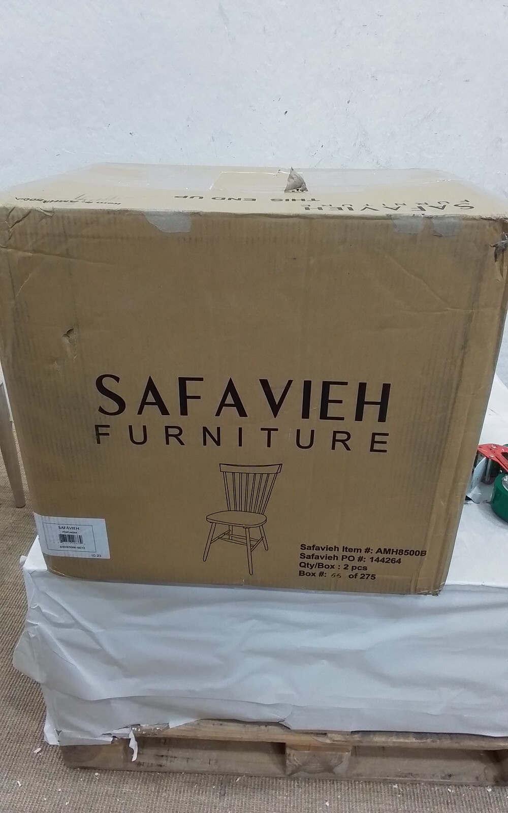 Safavieh PARKER SPINDEL SIDE CHAIR, Reduced Price 2172730870 AMH8500B
