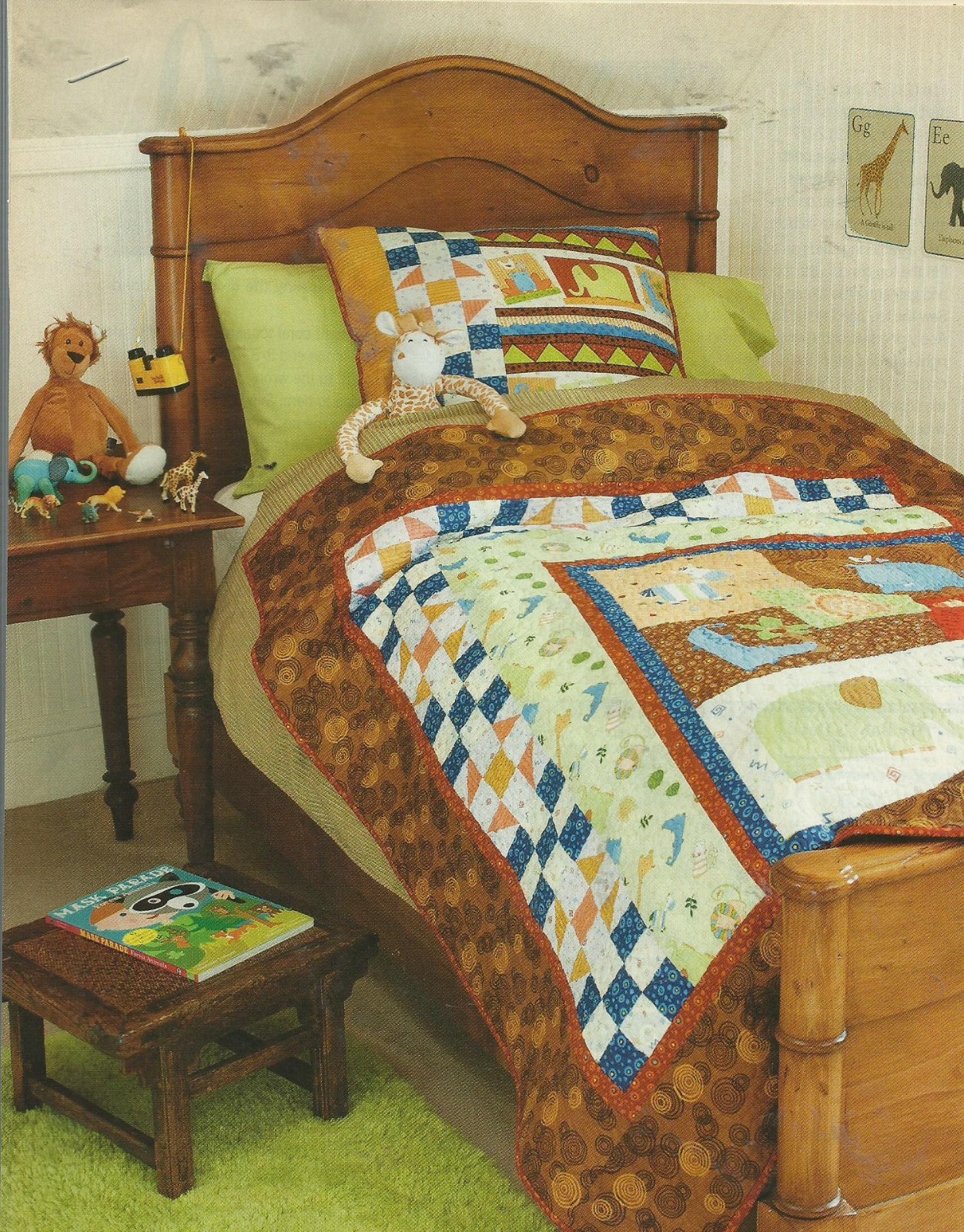 B0358 JUNGLE BUDDIES  QUILT PATTERN/INSTRUCTIONS