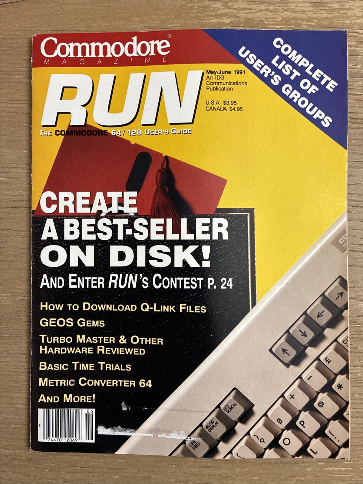 Run Magazine Jan-Jun Sept/Oct 1991 Commodore 64/128 User’s Guide 4 Issues