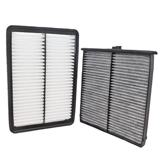 A26280 C38175 Engine and Cabin Air Filter Set Compatible with Mazda 6 2014