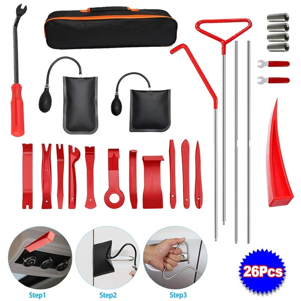 Car Wedge Pump Locksmith Thickened Auto Door Repair Kit Emergency Open Tools