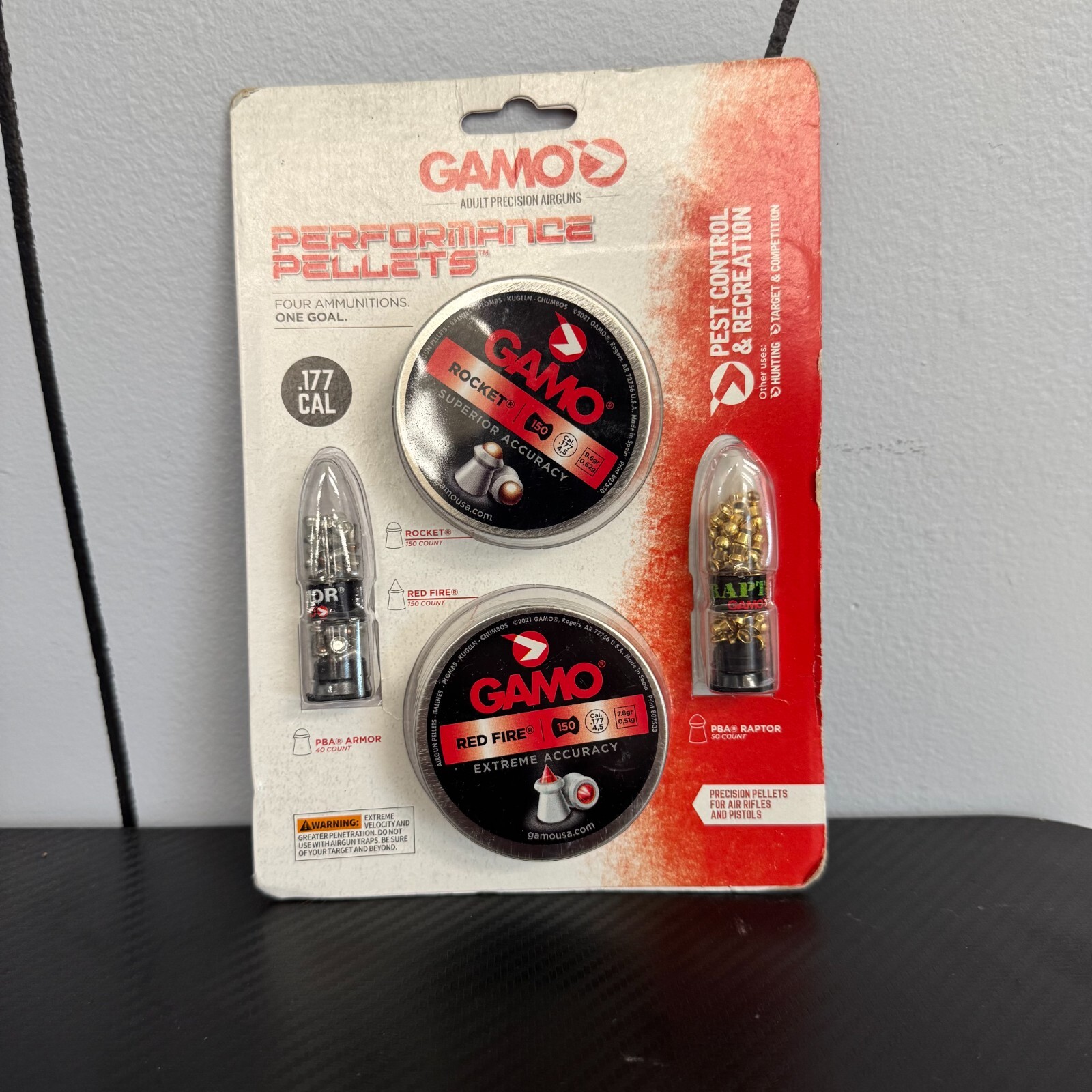 GAMO Performance Pellets Combo Pack .177 Cal Multiple Styles - 632092854