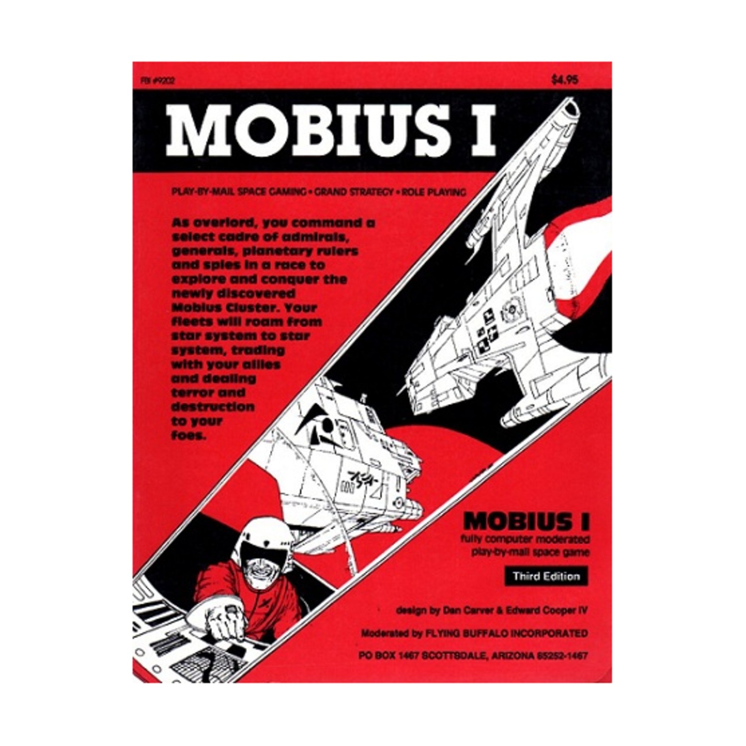 Flying Buffalo Fantasy RPG Mobius I - Space PBM Game VG