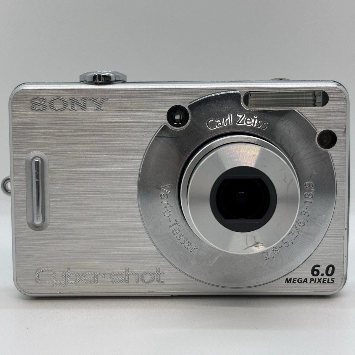 Sony Cyber-shot DSC-W50 6.0MP 3x Optical Zoom Digital Camera - Silver