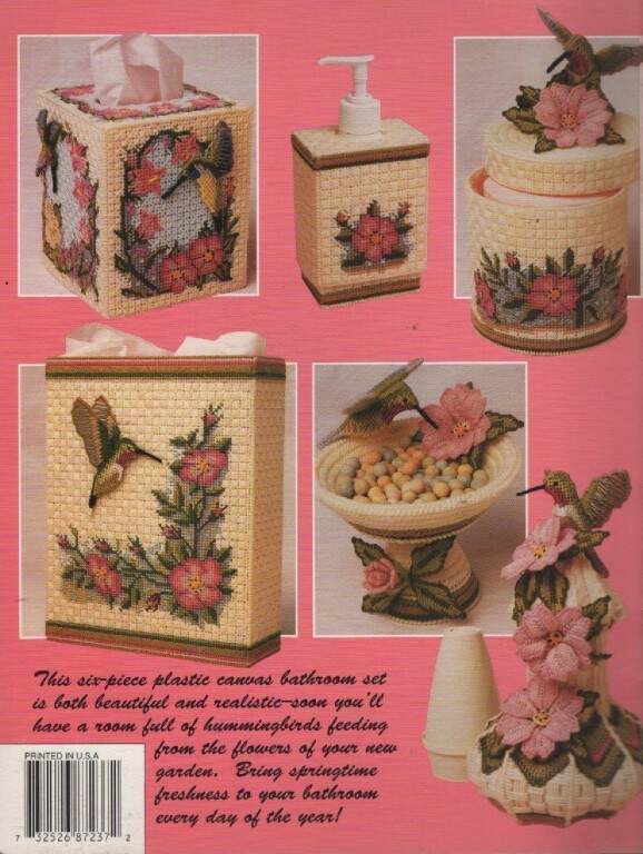 OOP!!! HUMMINGBIRD BATH SET BEAUTIFUL PROJECTS!!!