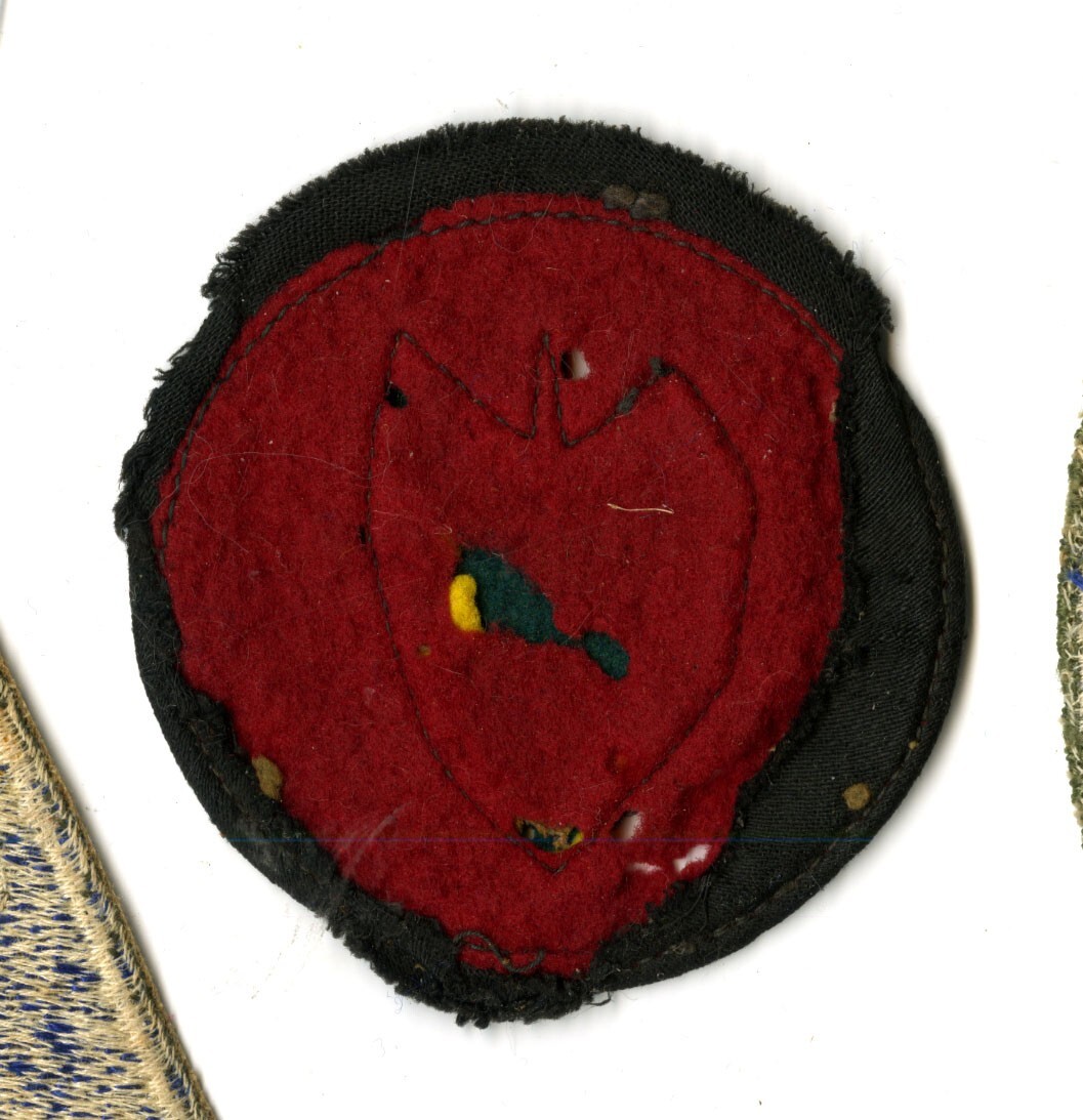 24th Infantry Division Patch Felt Construction WWII Vintage