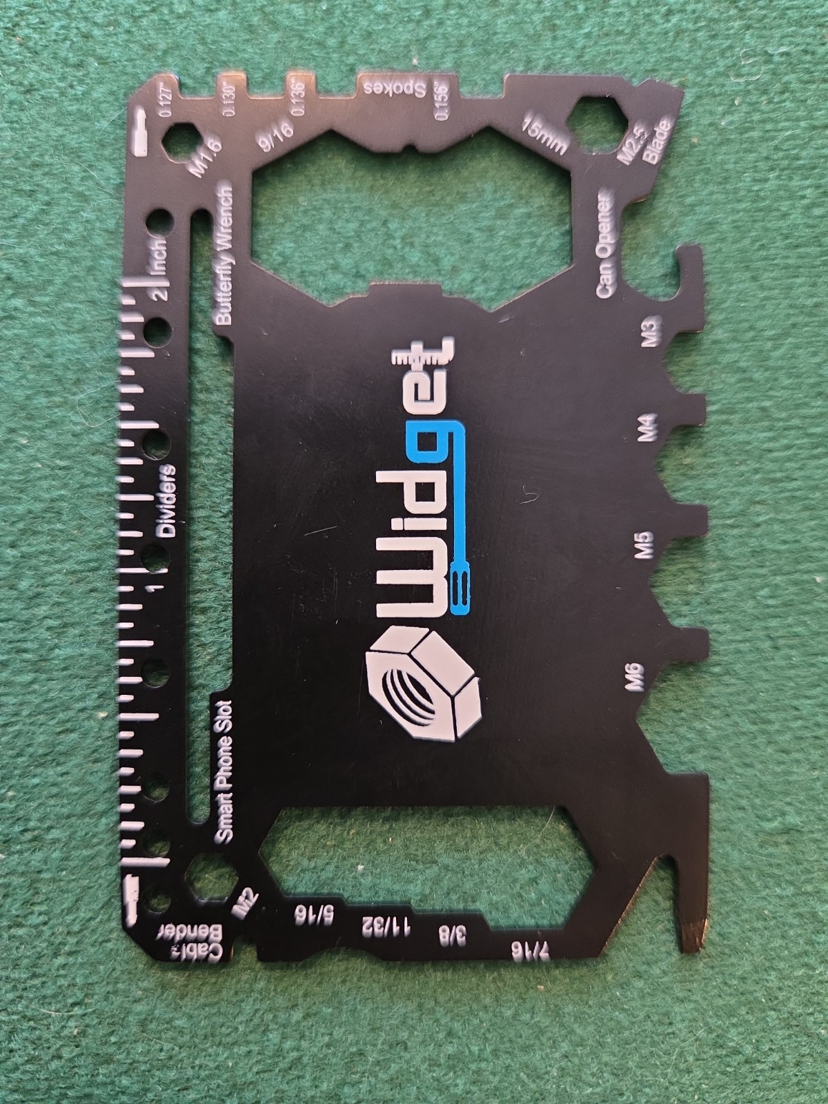Widget Brand Credit Card Sized Multi Tool