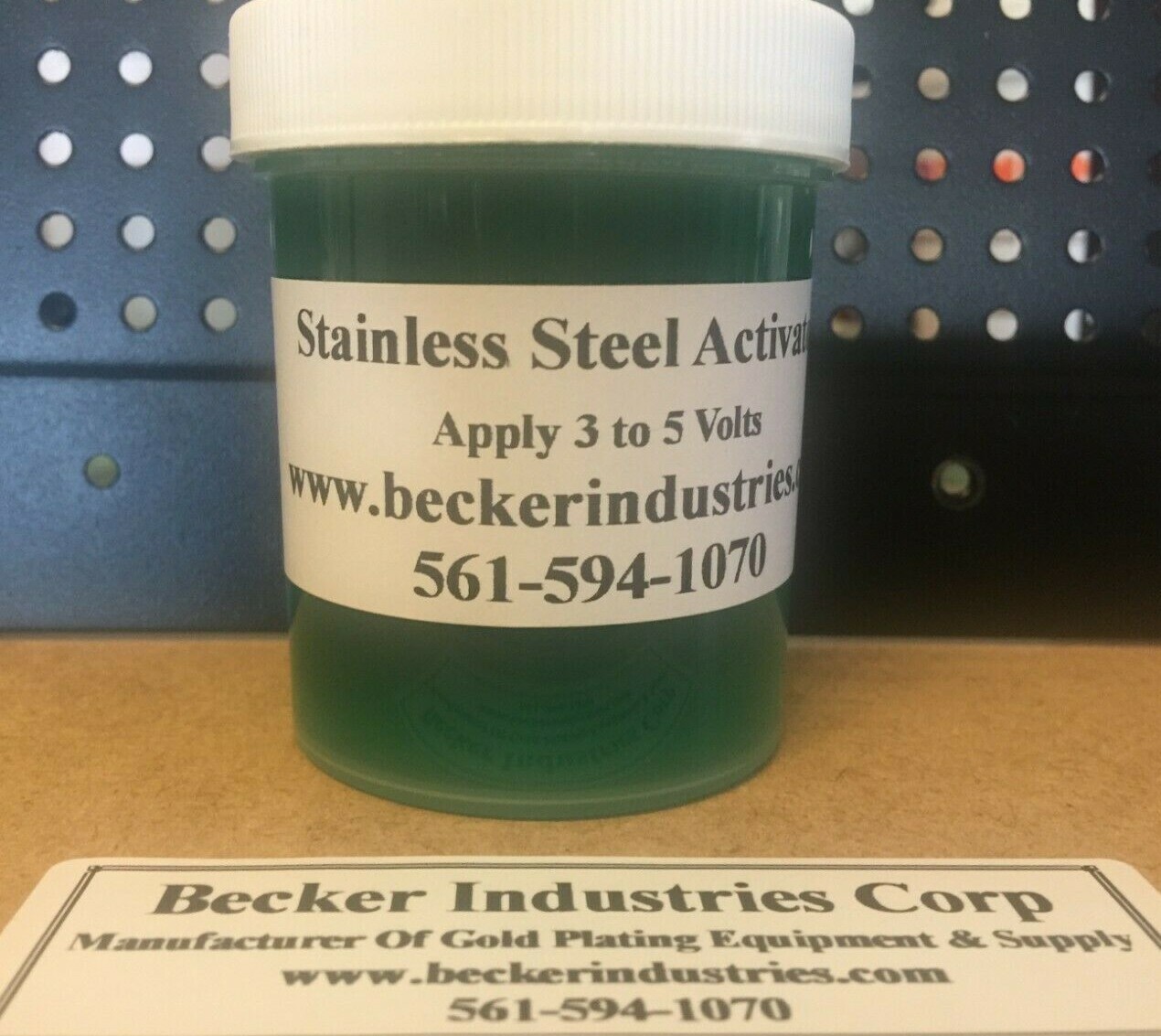 Nickel Strike, STAINLESS STEEL PRE PLATE, 4oz, Industrial Grade,