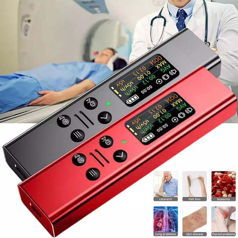 Portable Nuclear Radiation Detector W/lanyard TFT Display Tube β γ X-Ray Tester
