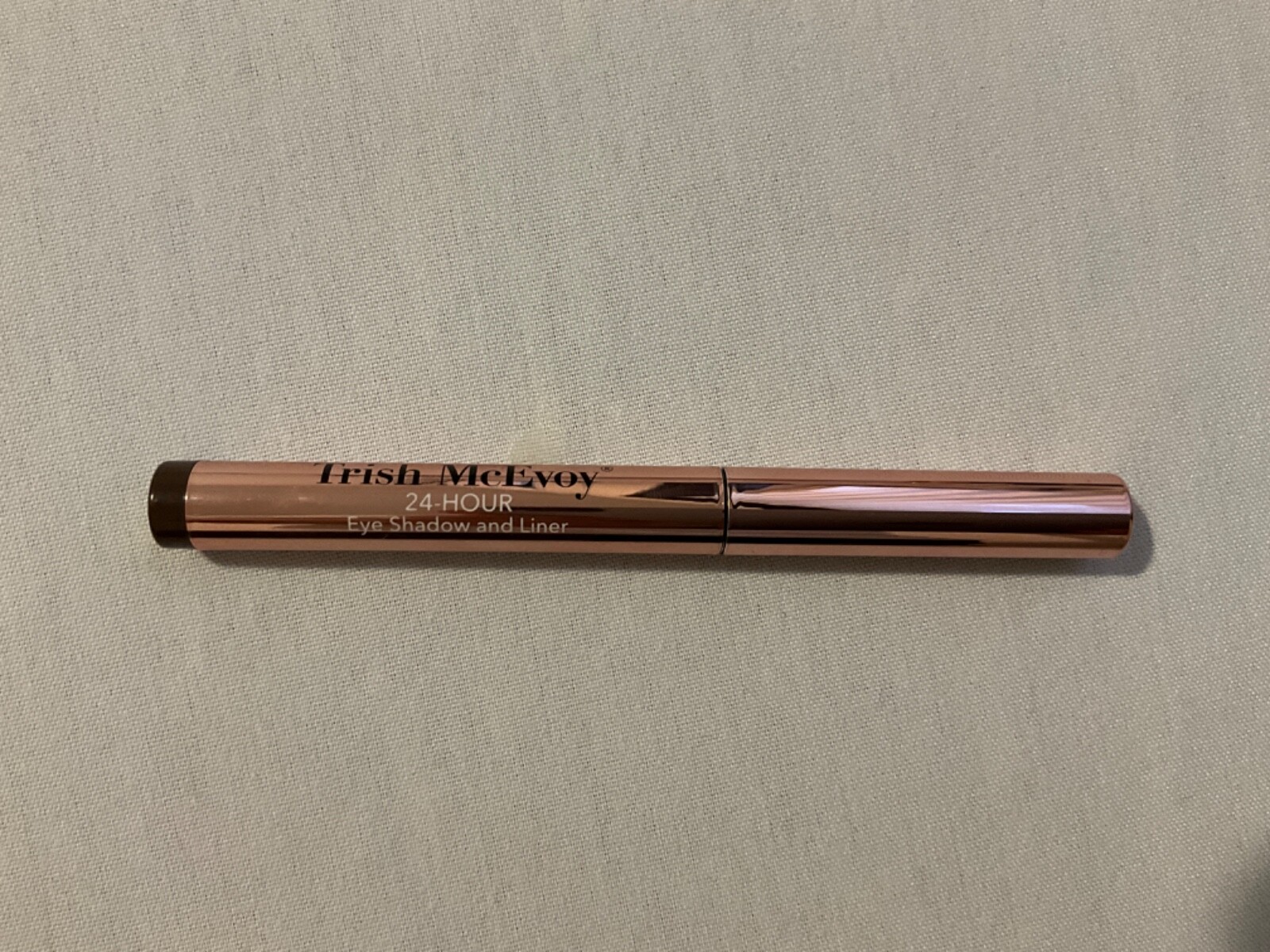 Trish McEvoy 24 Hour Eye Shadow and Liner .058oz Rich Brown NWOB