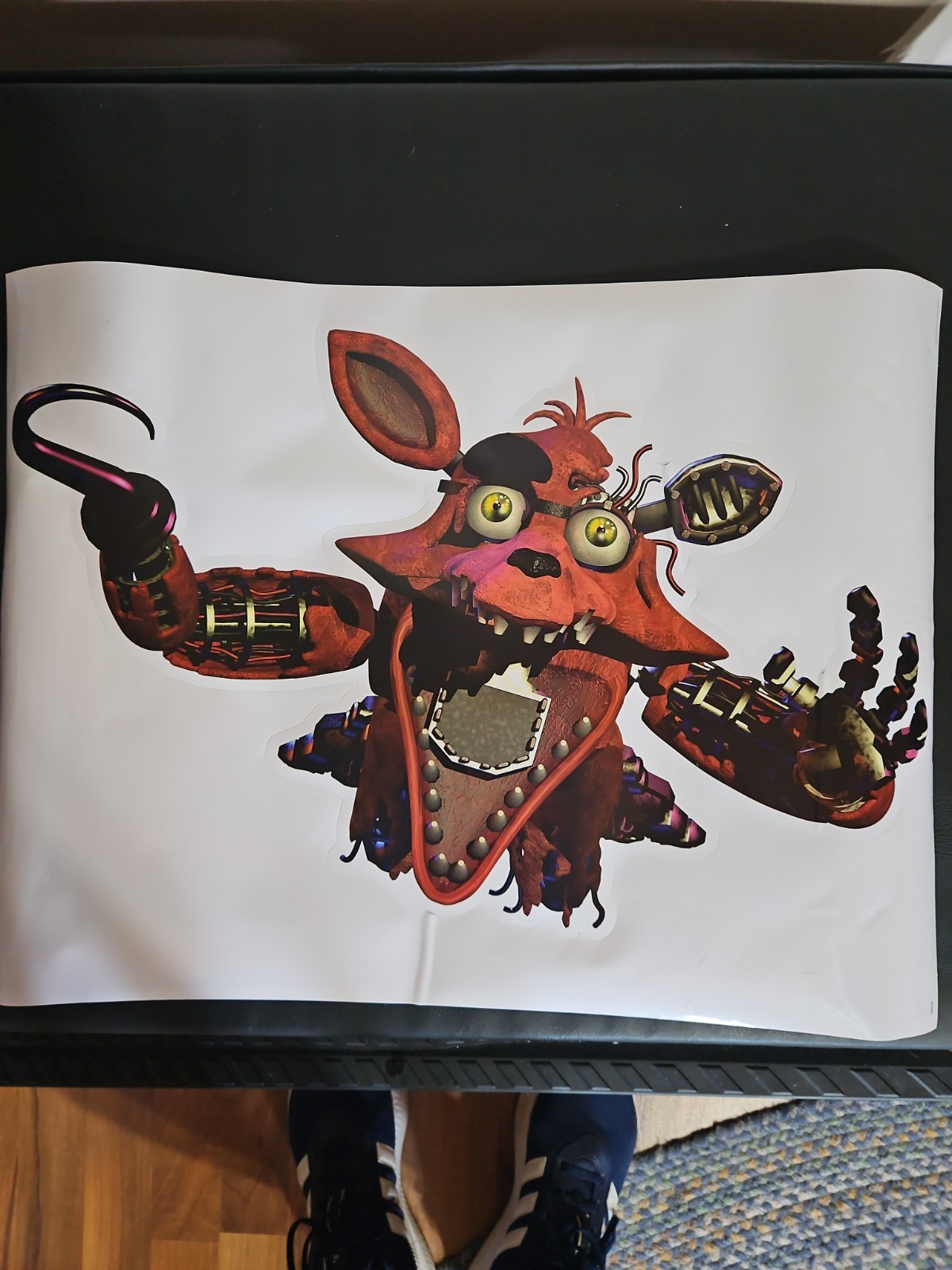 Five Nights At Freddy's FOXIE  Repostionable Wall Skin NEW