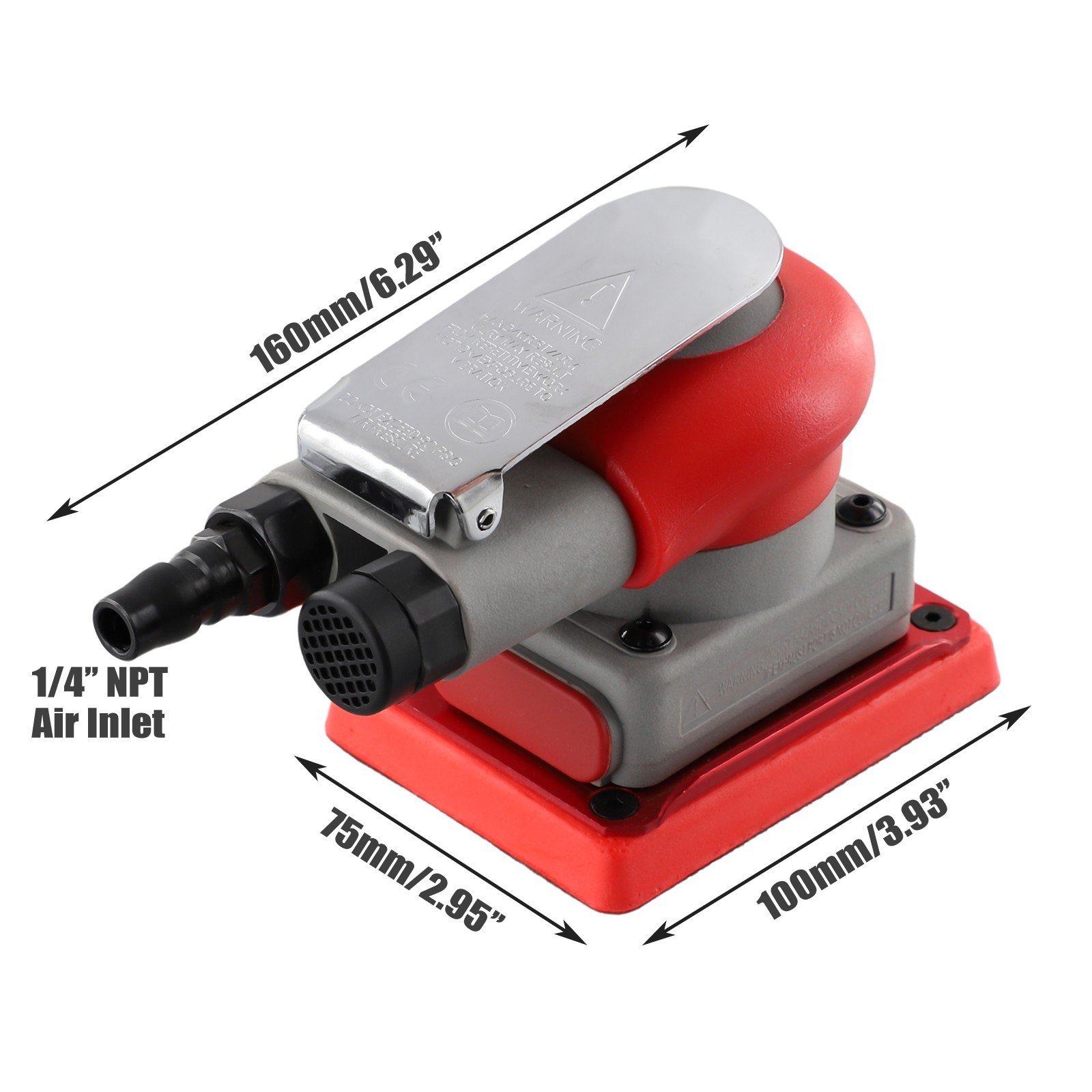Compact Square Sander with 2 5mm Deflection Diameter for Precise Results