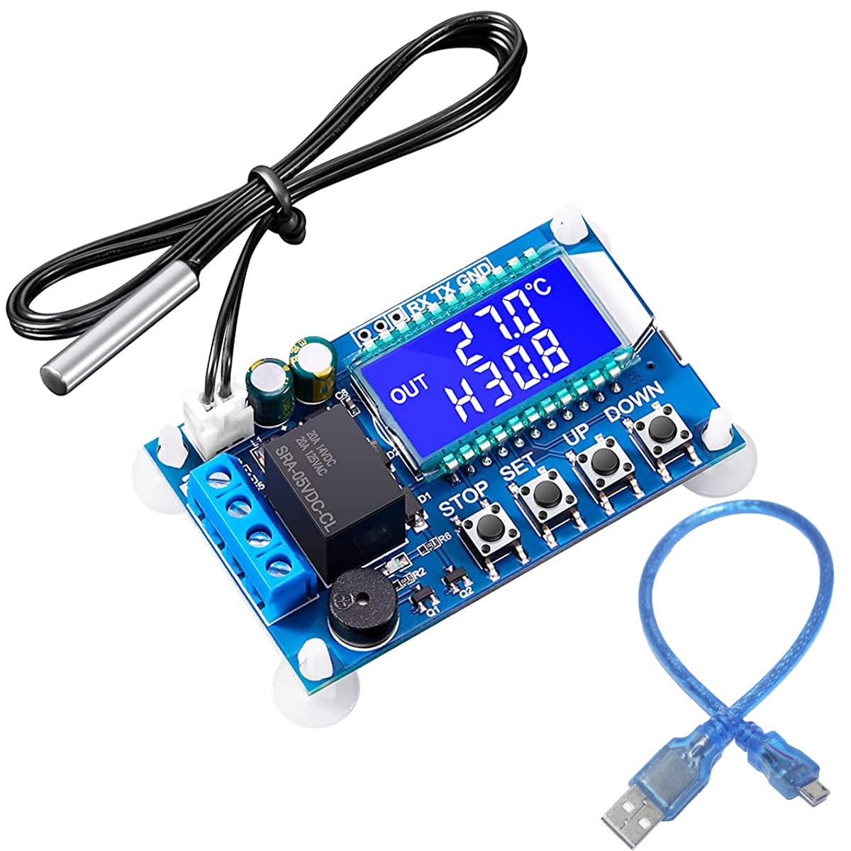 DKARDU XY-T01 DC 6-30V 24V Digital Temperature Control Board Electronic Tempe...
