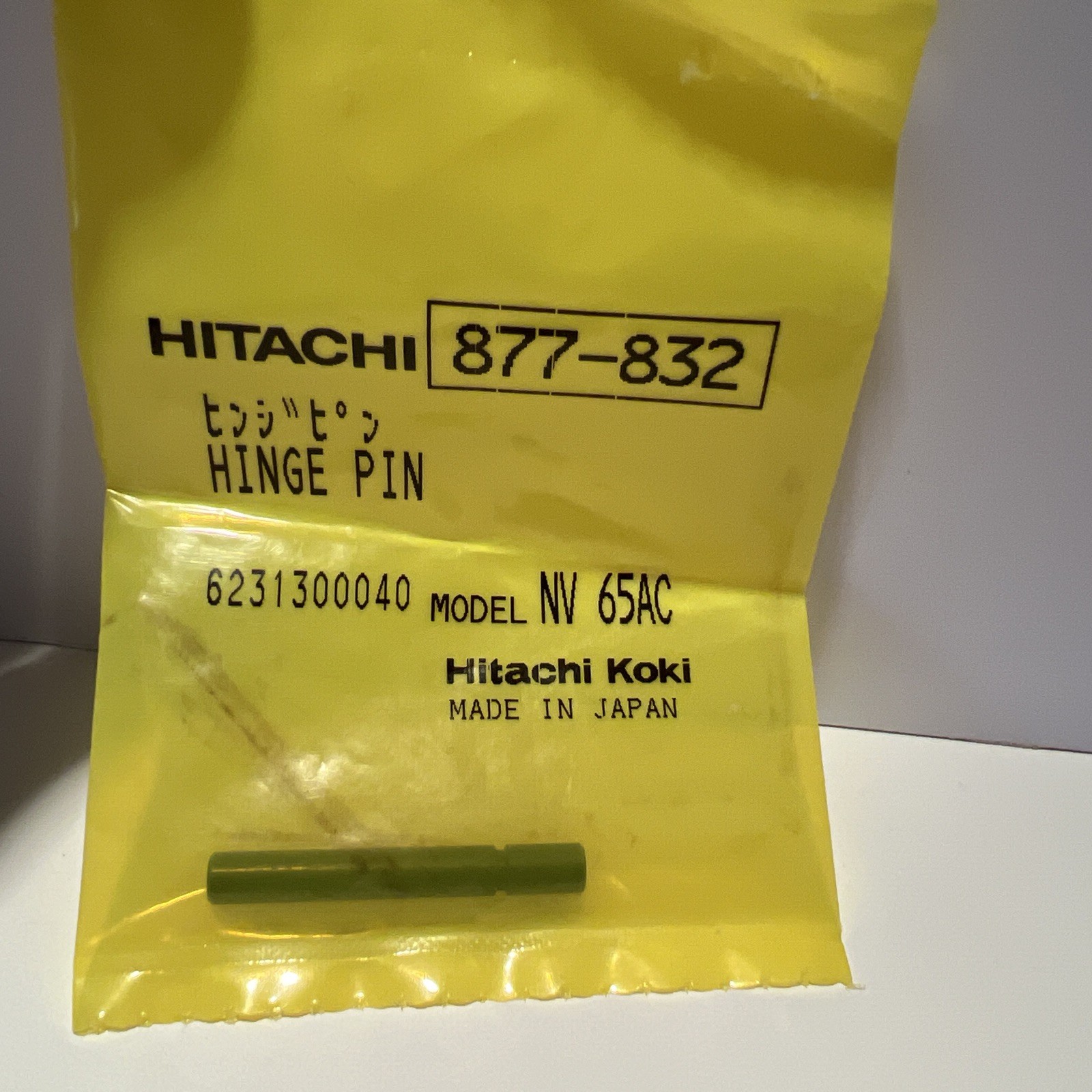 New Hitachi 877-832 NV65AC Hinge Pin