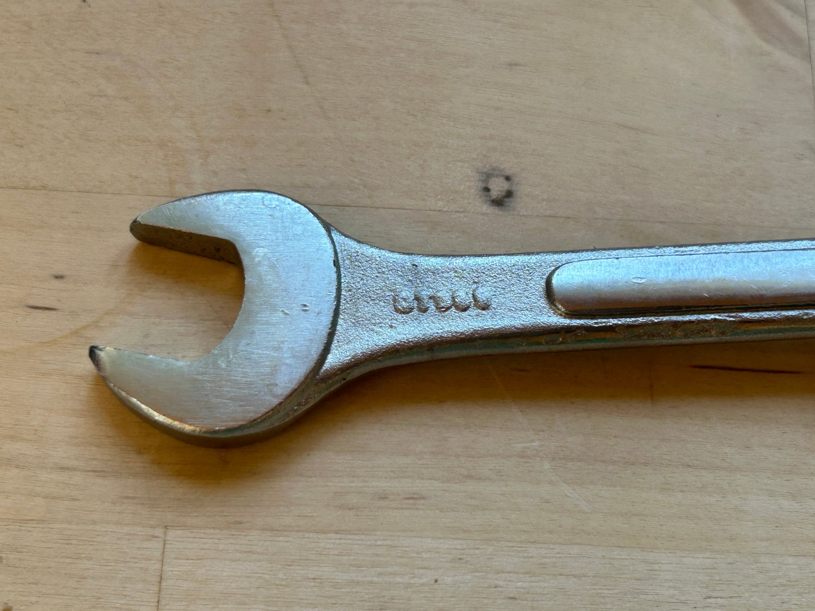 Vintage Combination Wrench 11/16 - No 14 - Drop Forged - Made in India