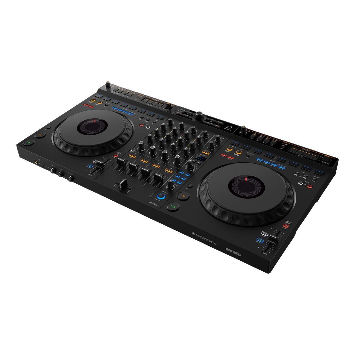 AlphaTheta DDJ-GRV6 4-Channel Stem Rekordbox Serato DJ Controller, Road Case