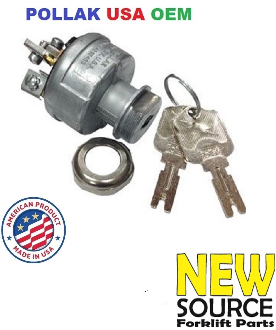 MITSUBISHI FORKLIFT IGNITION SWITCH 9X2143 972252 972293 972256 USA TO021P