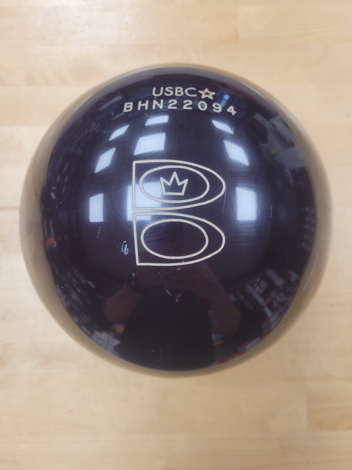 REFURBISHED BRUNSWICK LT-48 FULLY PLUGGED, AND RESURFACED 15 LBS.