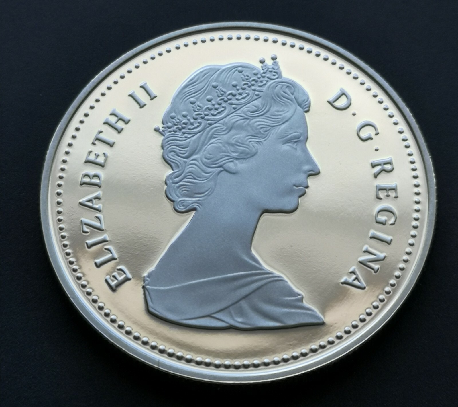 ***CANADA 1987 PROOF SILVER DOLLAR *** 400 TH. ANN. JOHN DAVIS ***