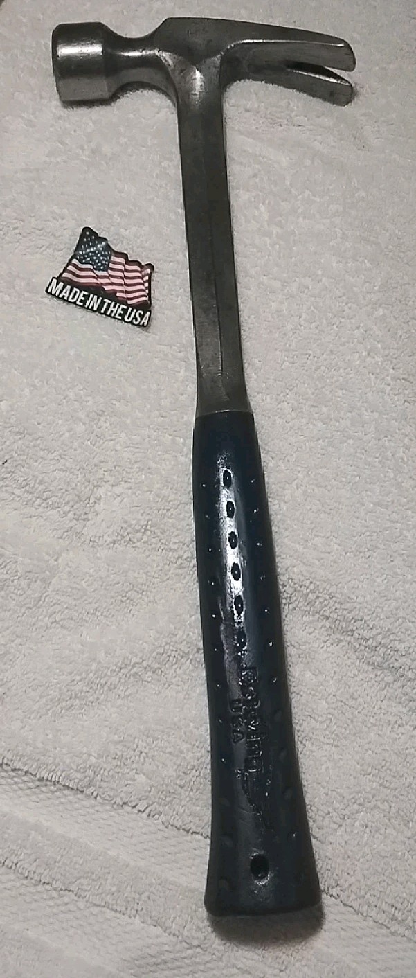 ESTWING 28OZ. 16" LENGTH WAFFLE FACE STEEL " VINTAGE " FRAMING  RIP HAMMER USA