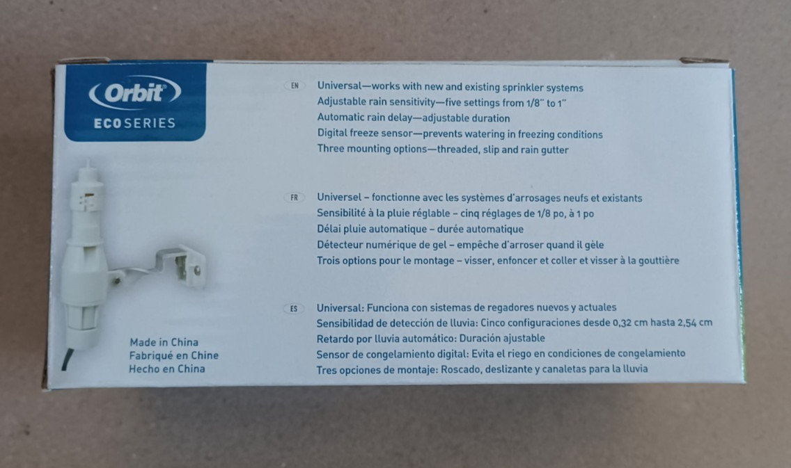 Orbit Rain / Freeze Sensor 57069 - 20 Universal Automatic Eco Series