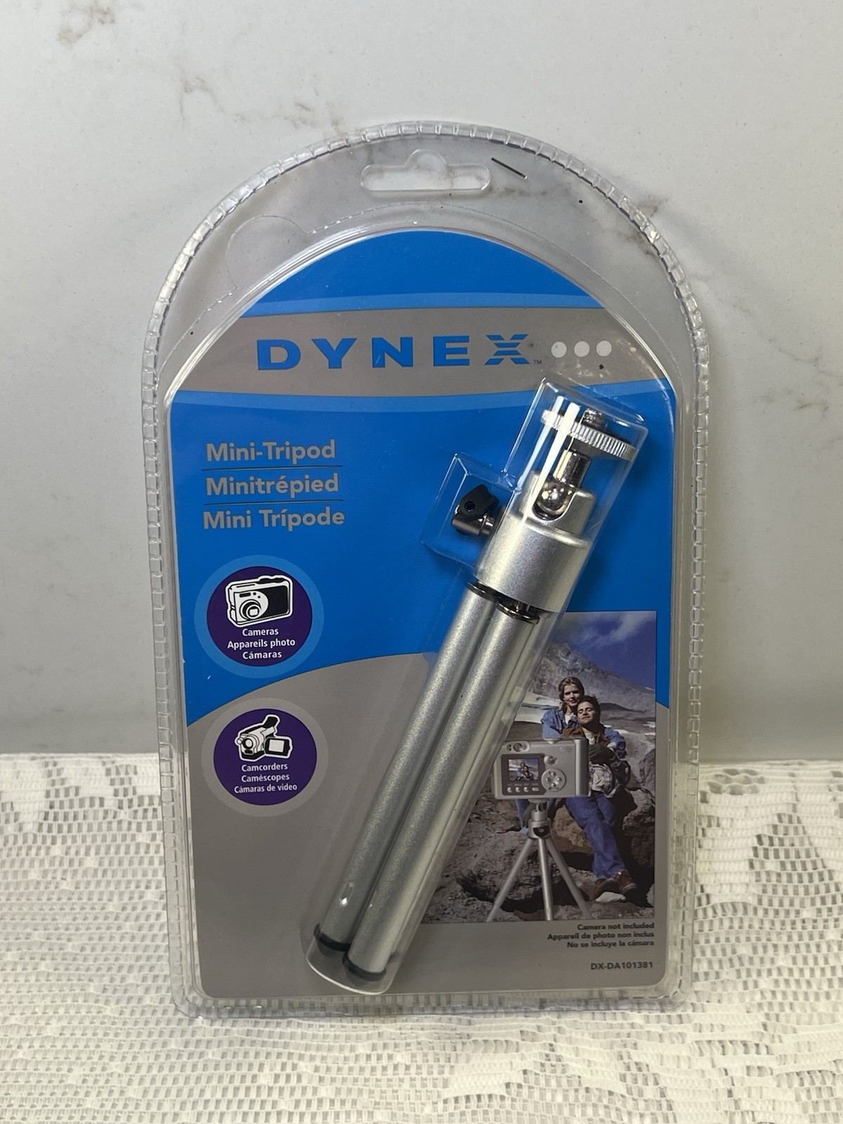 NEW Dynex DX-DA101381 Mini Camera Tripod Aluminum Adjustable Sealed