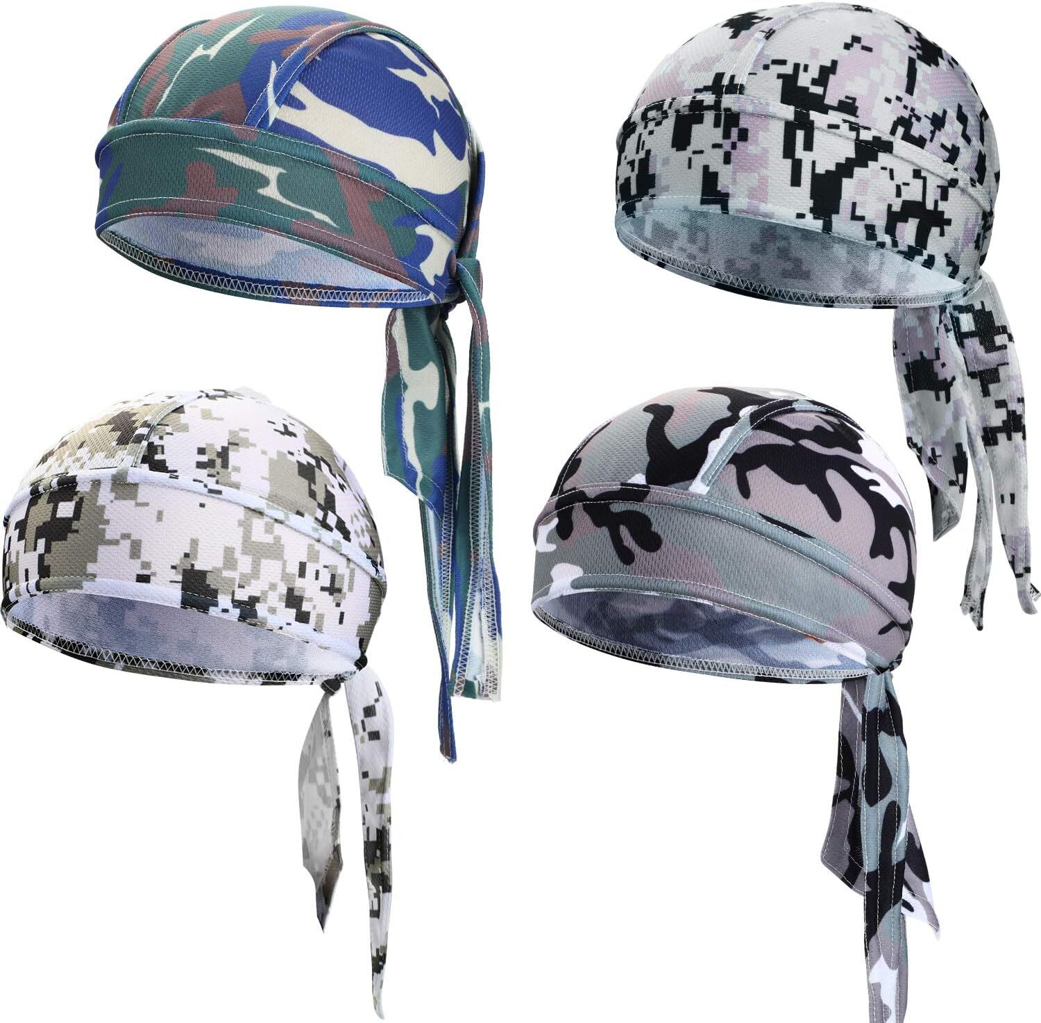 Chuangdi Do Rag Skull Caps for Men Sweat Wicking Beanie Cap Quick Drying...