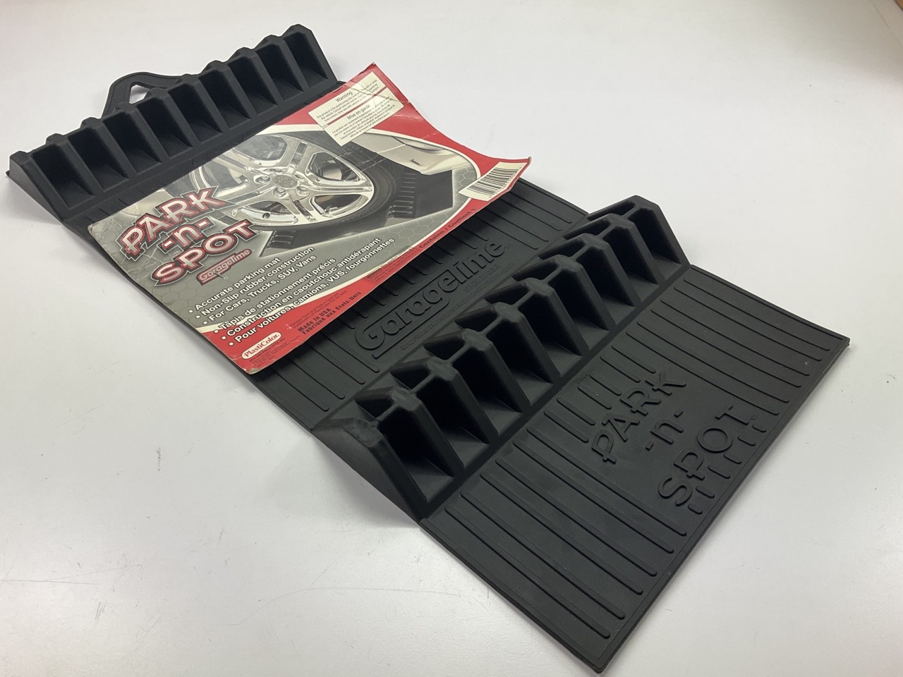 Plasticolor 001900R01 Park-N-Spot Accurate Parking Mat, Best Garage Parking Aid