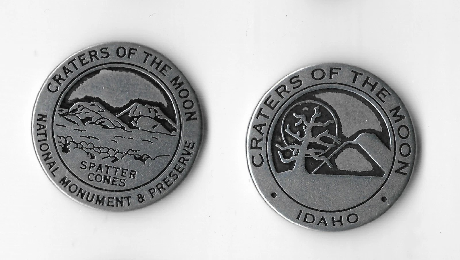 Splatter Cones and Landscape-Craters of the Moon NM- NPS TOKEN -Collectable
