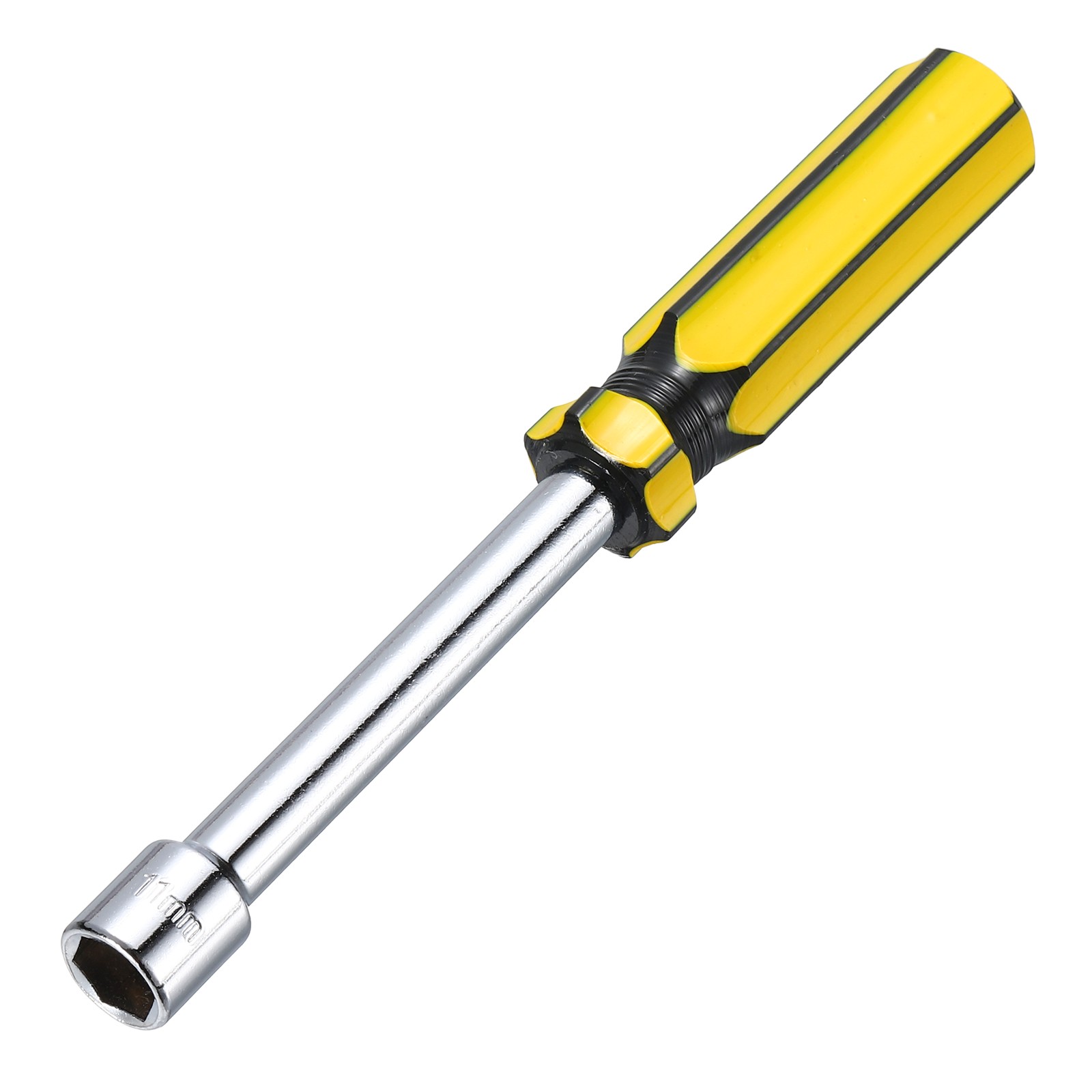 Non-Magnetic Nut Driver, 11mm Metric Hex Nut Driver with PVC Handle