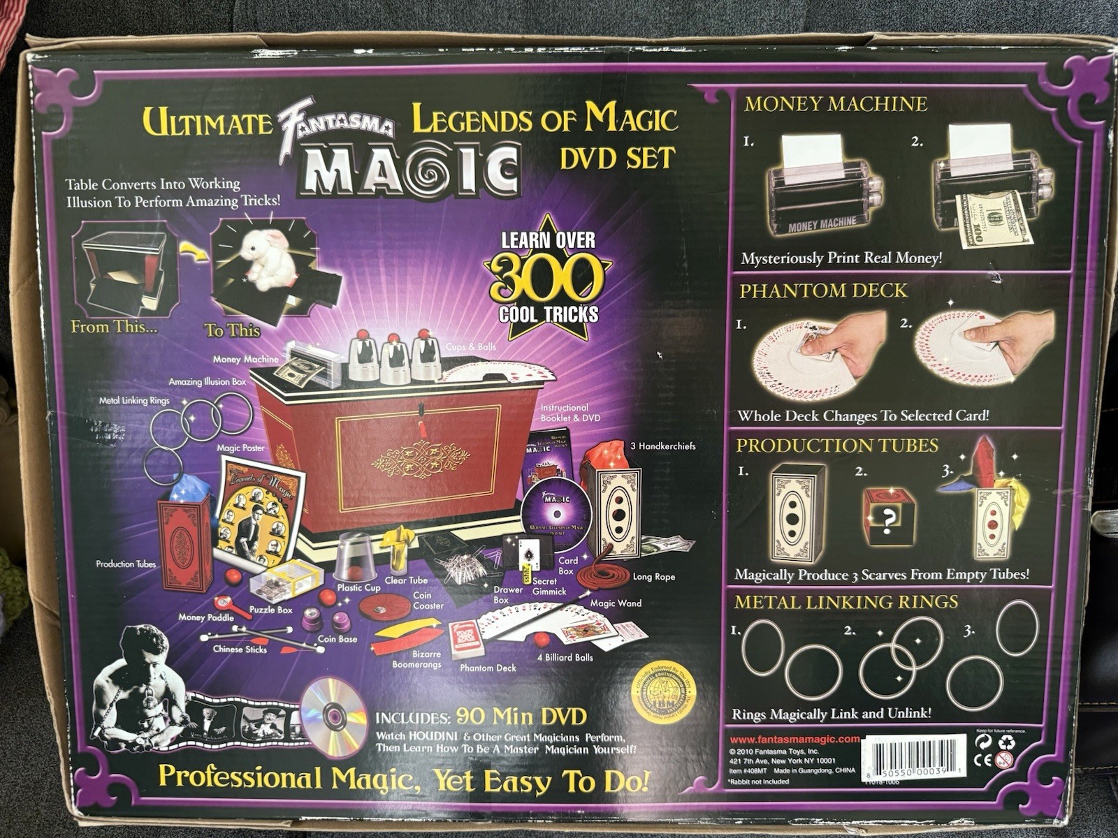 Fantasma Magic Ultimate Set 300+ Tricks (DVD, Book Included) New Open Box