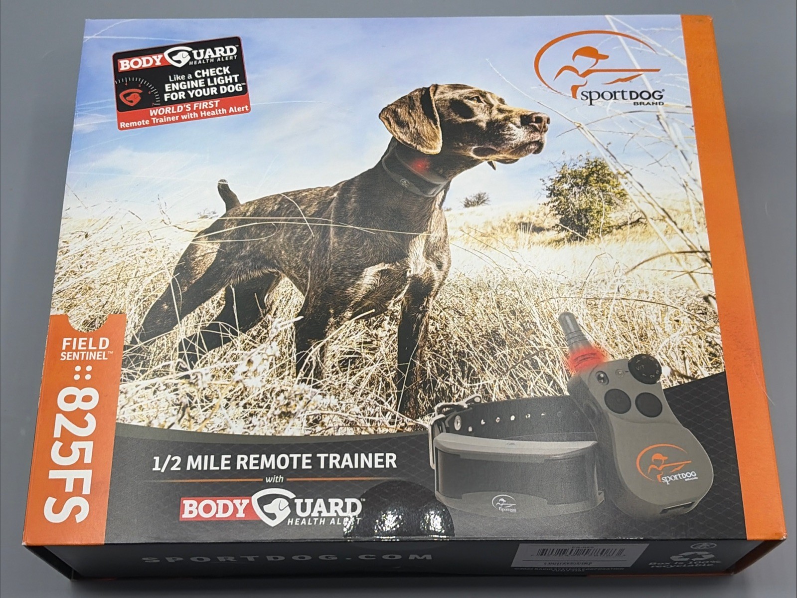 SportDOG Field Sentinel 825FS Remote Control Trainer 1/2 Mile Range FS-825 *NEW*