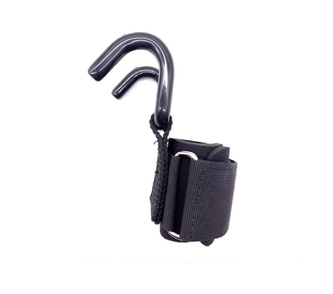 2PCS Fitness Squat Lifting Pull-Up Wrist Hook Strength Training Pull Power Hook