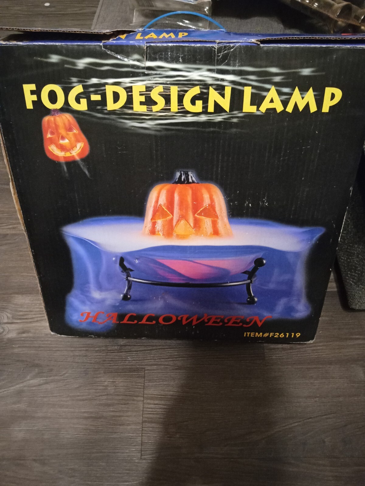 Vintage Halloween FOG Design Lamp Without Stand Does Work
