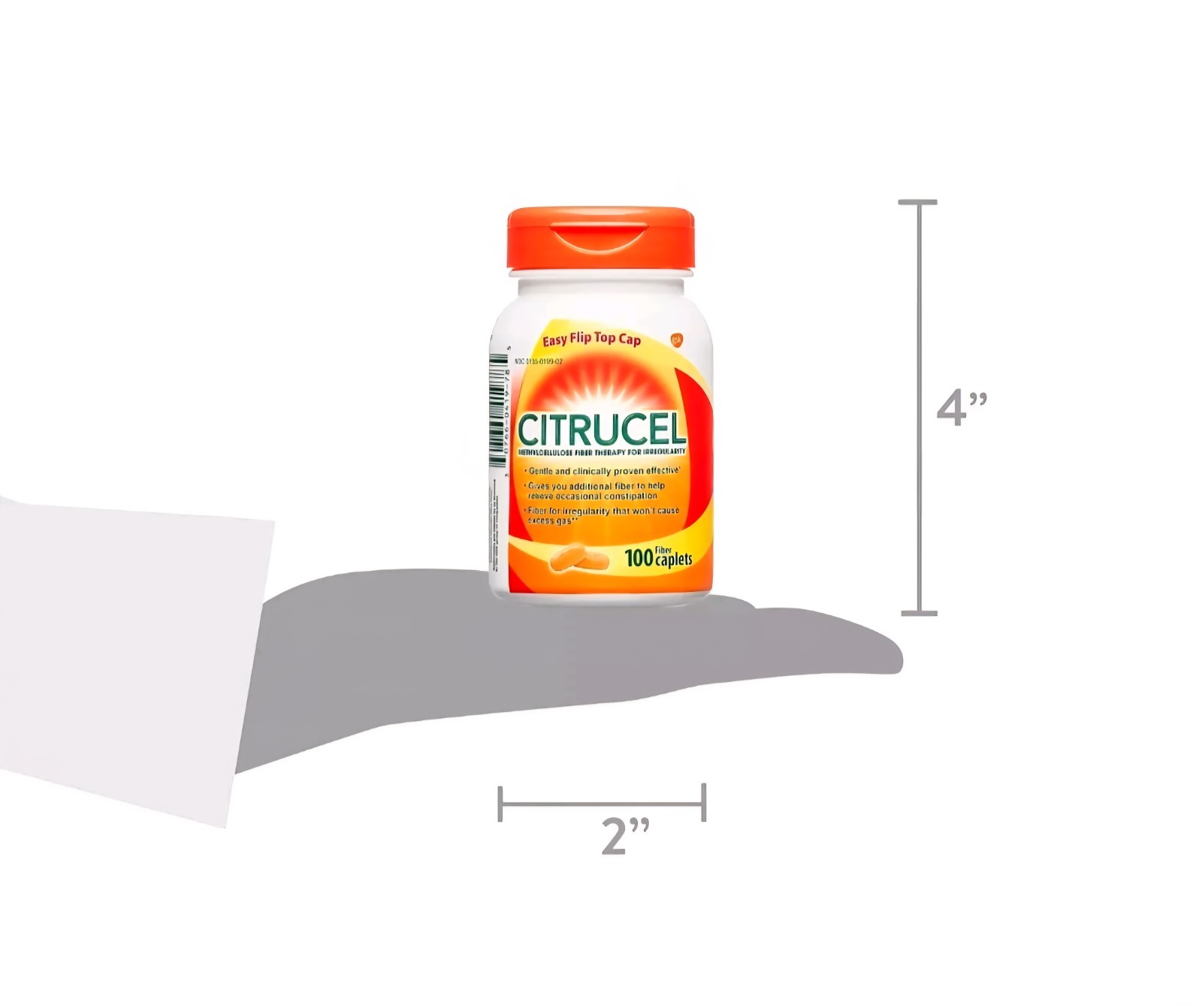 Methylcellulose Fiber Therapy Caplets 100 Count By Citrucel. Exp 10/2026
