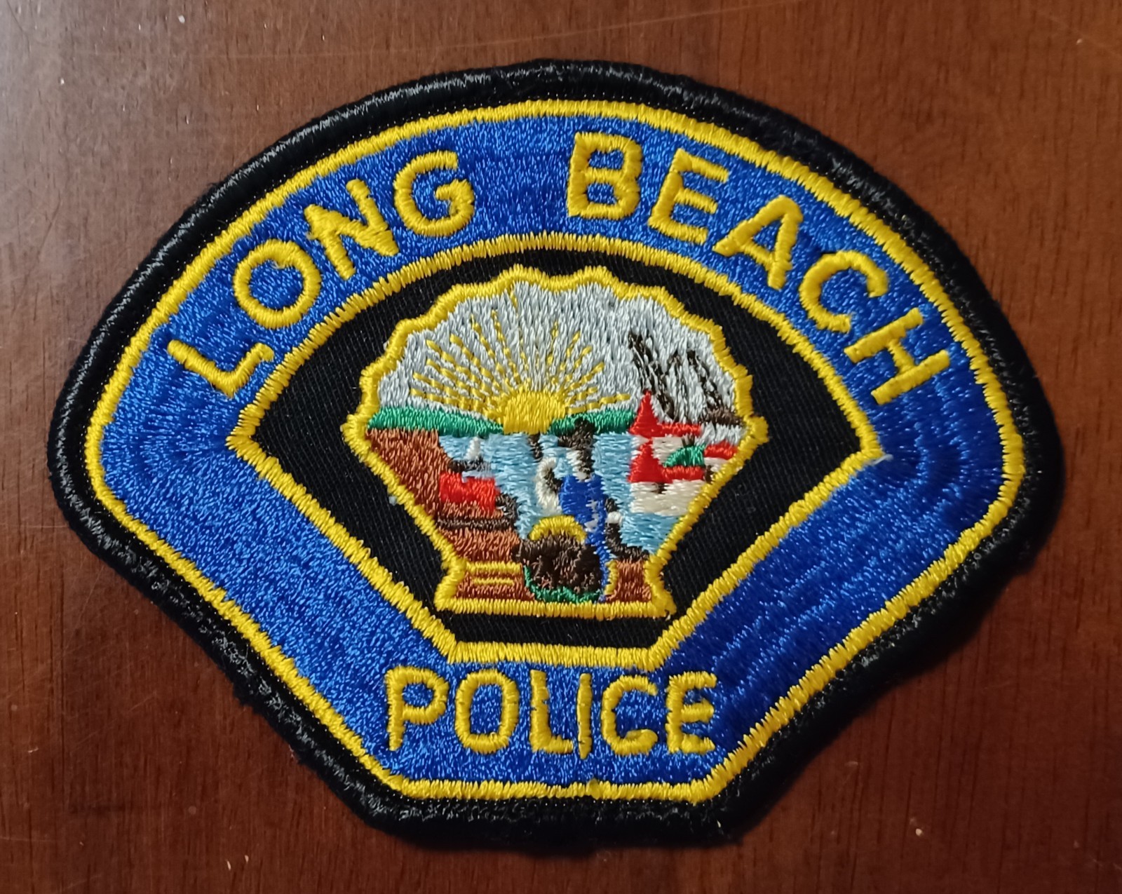 Long Beach California Police Shoulder Patch