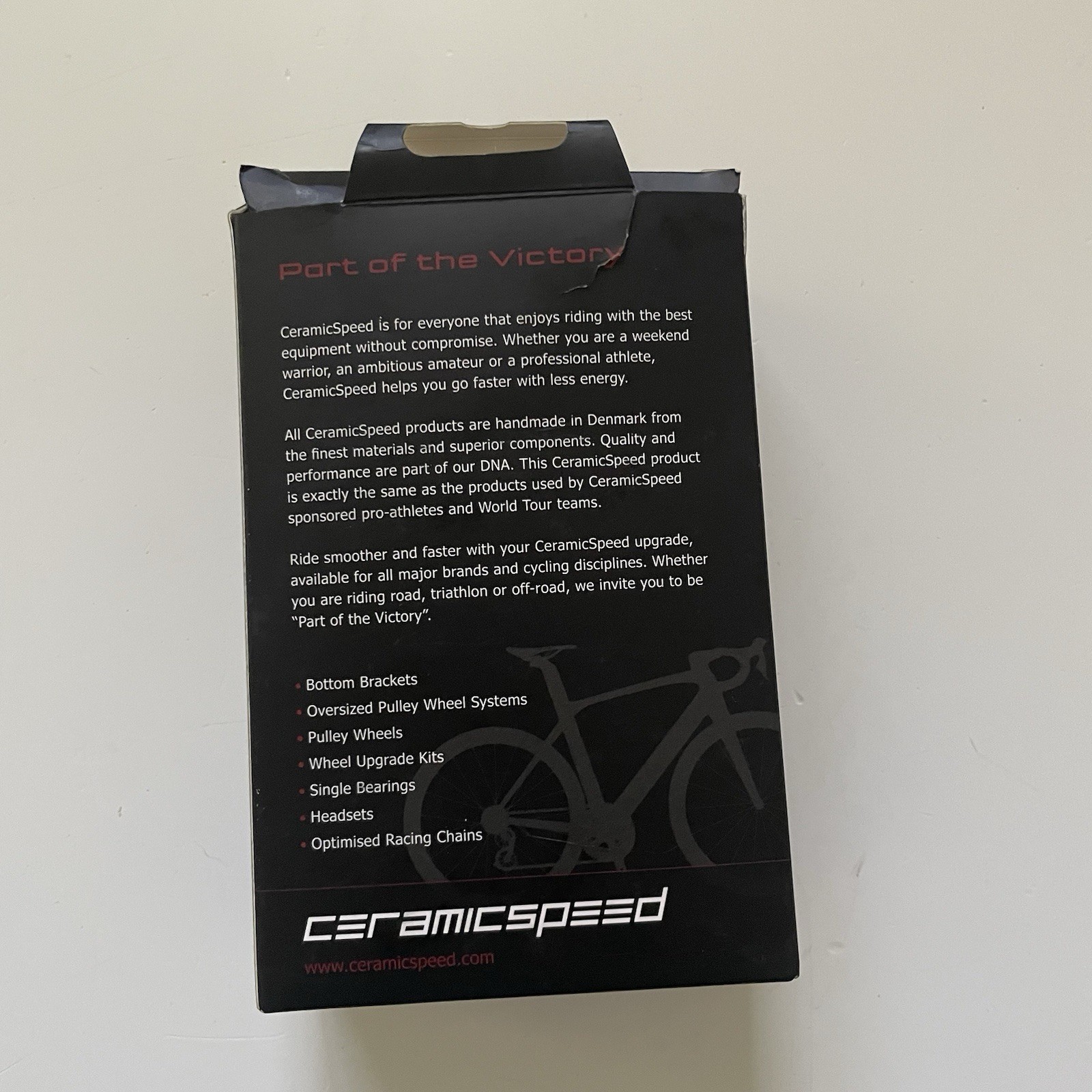 CeramicSpeed BSA SRAM DUB Bottom Bracket 106761 Black Open Box Complete