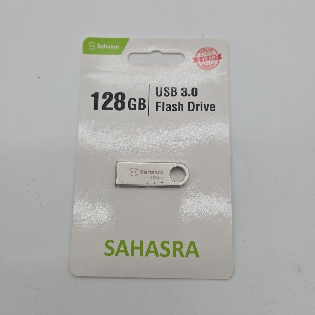 NEW Sahasra MetalUSB 3.0 Flash Drive 128GB Mac PC Sealed