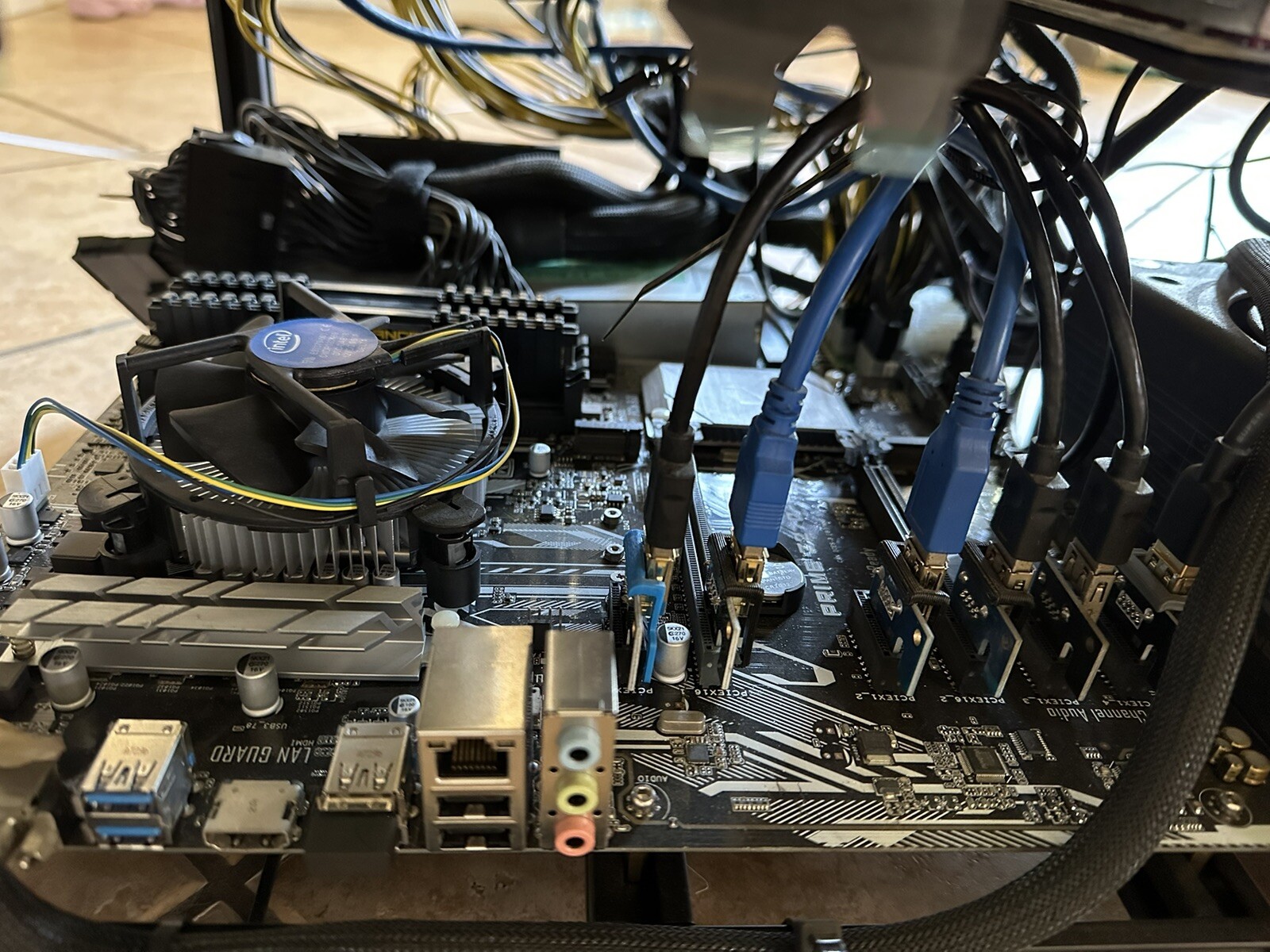 Complete 6 x NVIDIA RTX 3080 TI GPU Mining Rig