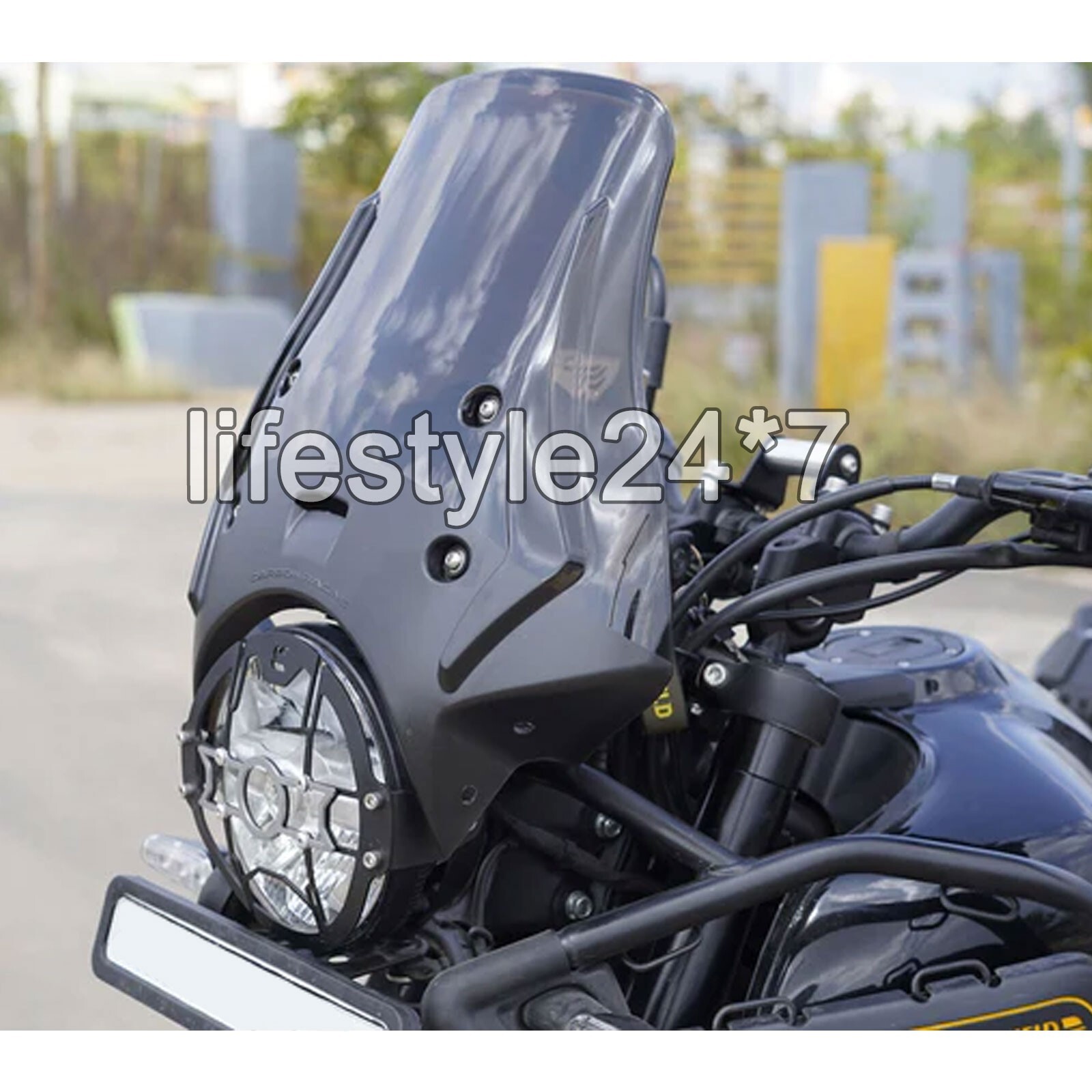 For Royal Enfield "Wandered Touring Smoked Screen/Windshield Kit" Himalayan 450