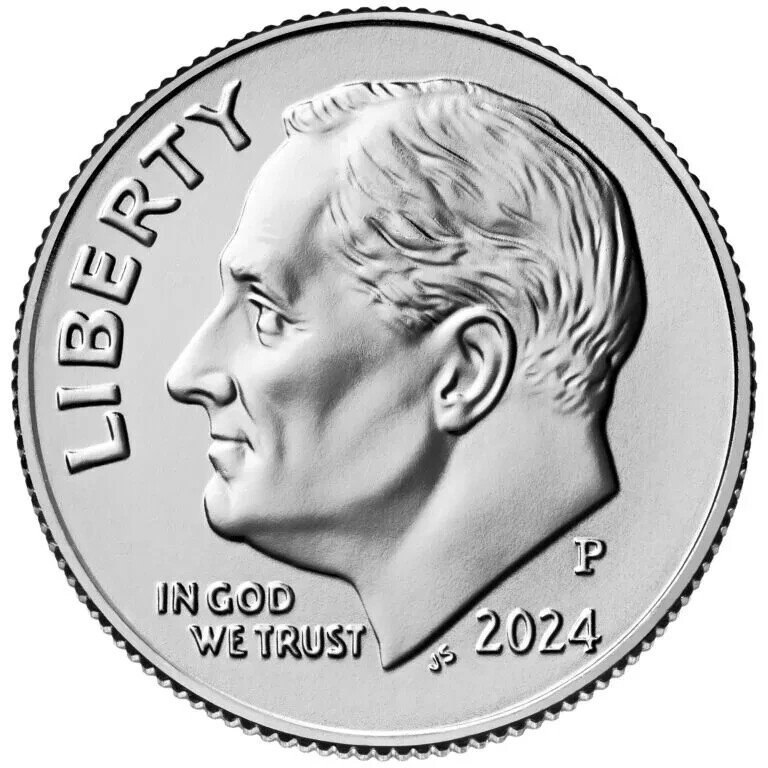2024 P&D Roosevelt Dime 2 Coin Set Uncirculated US Mint