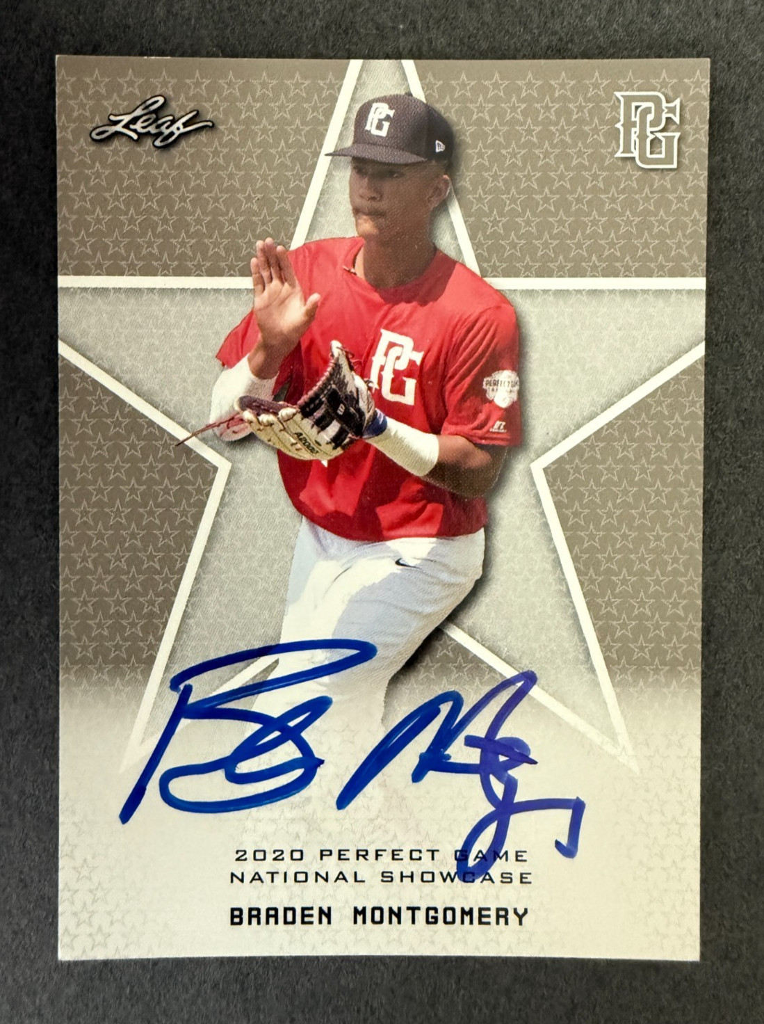 2020 Leaf Perfect Game AUTO: Braden Montgomery #10