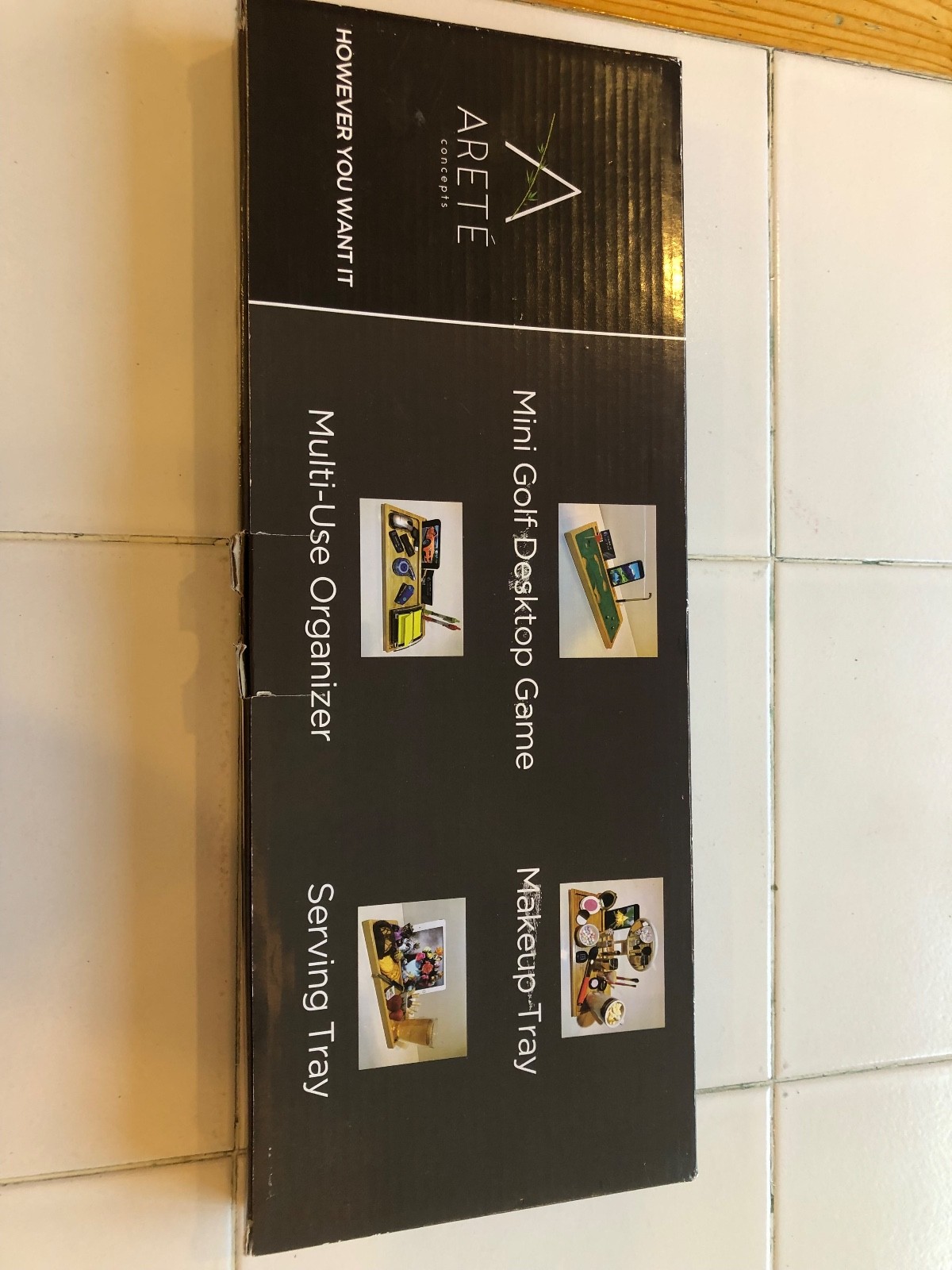 Golf Lover's gift package including balls, desk golf, etc. Unopened