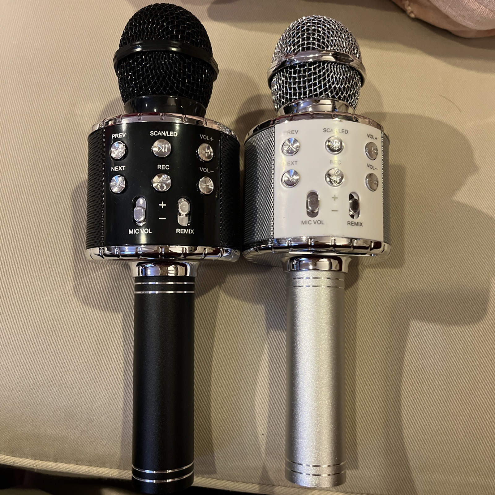 Karaoke Cordless Microphones- Portable Handheld Chargeable